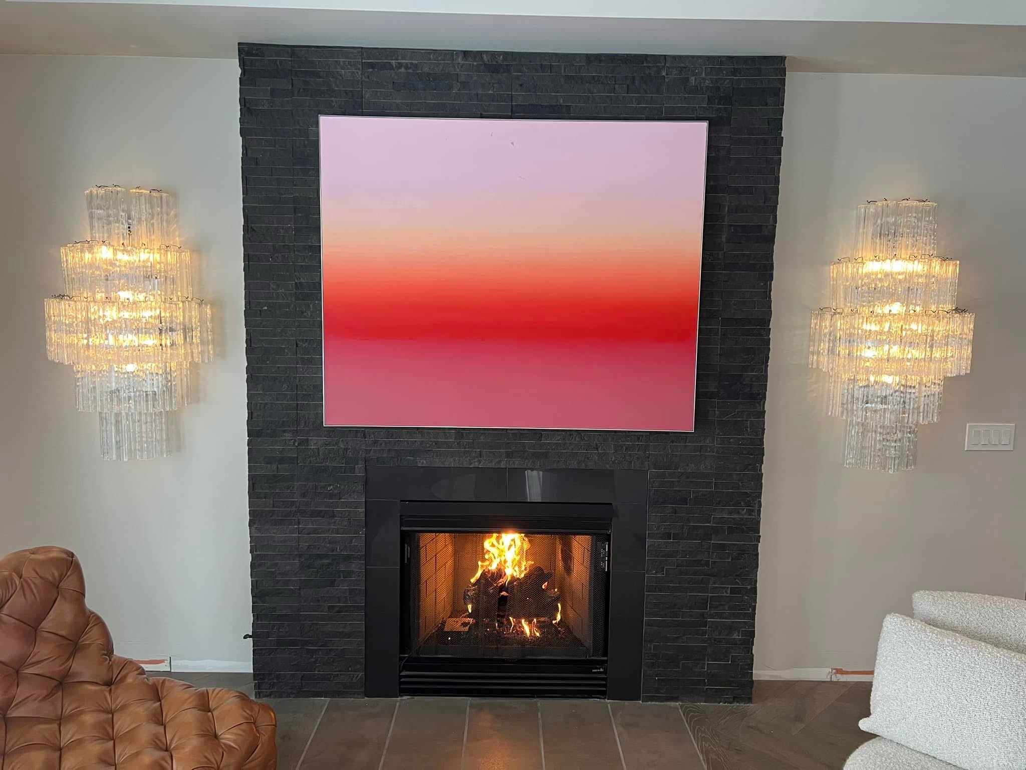 Fireplace tile 1